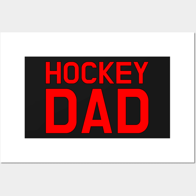 HOCKEY DAD Wall Art by HOCKEYBUBBLE